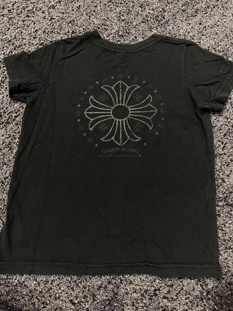 クロムハーツキッズ半袖Tシャツブラック