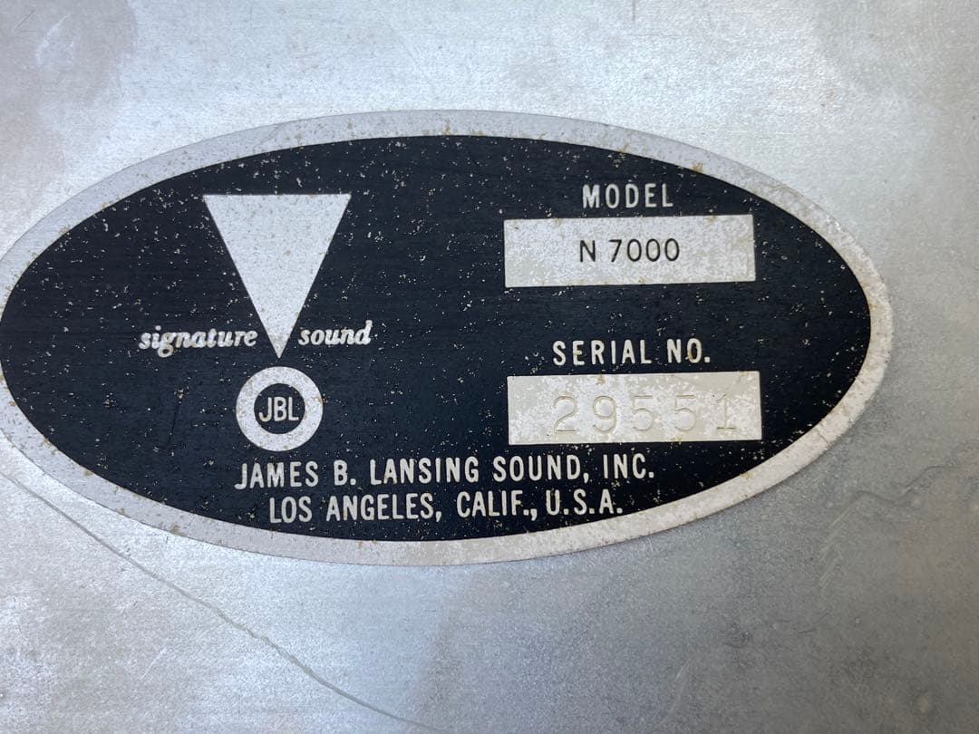 JBL N7000 オーバーホール済みネットワーク　スピーカーコントロールパネル