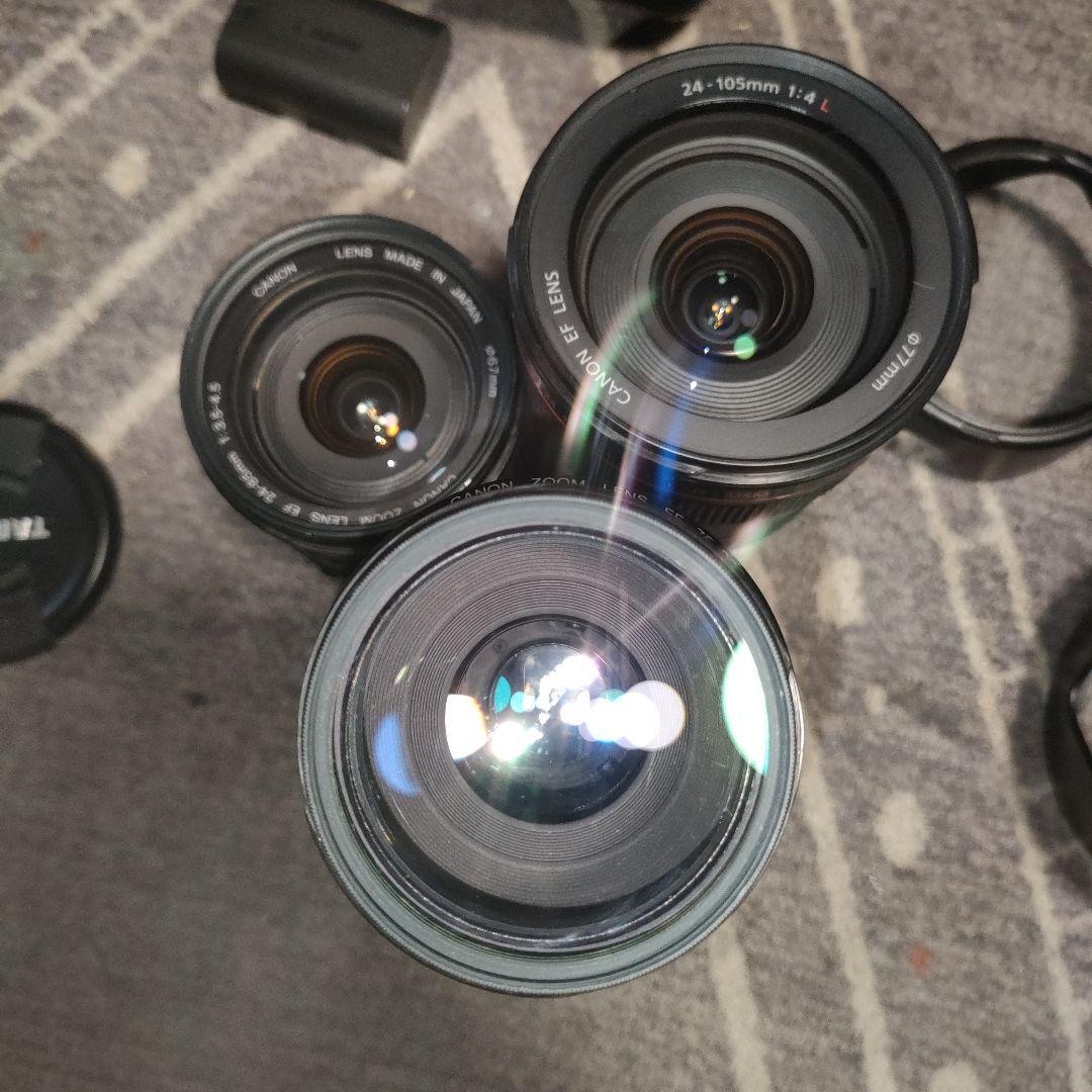 キャノン7Dと24-105f4Lと75-300と24-85