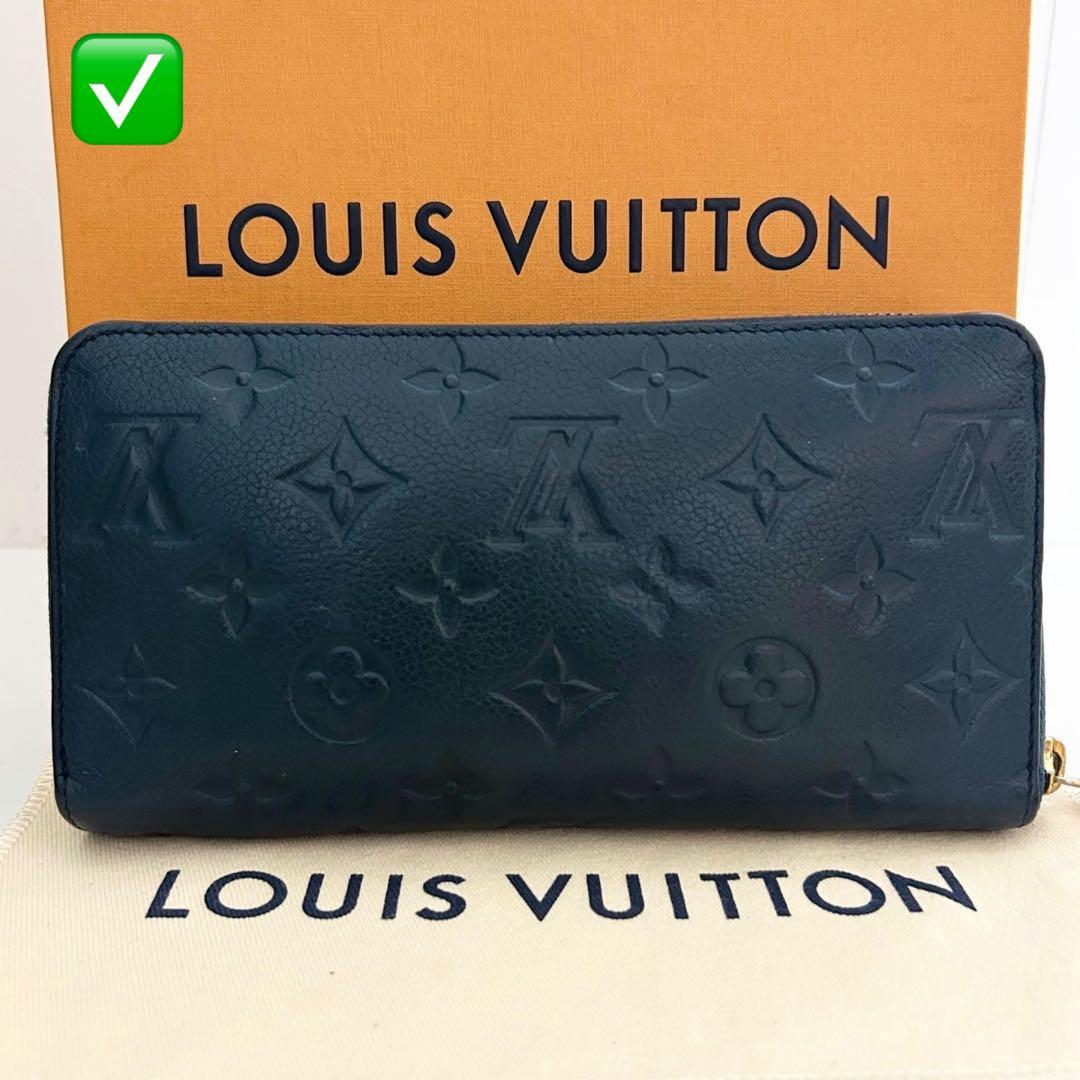 ✅【美品】 メンテ済み ルイヴィトン アンプラント　モノグラム　長財布　メンズ