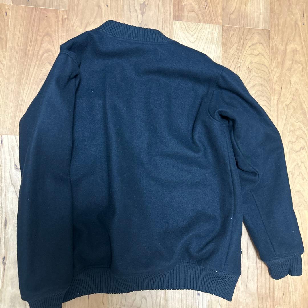 FTC 黒 メルトン生地中綿MA-1 Mサイズ