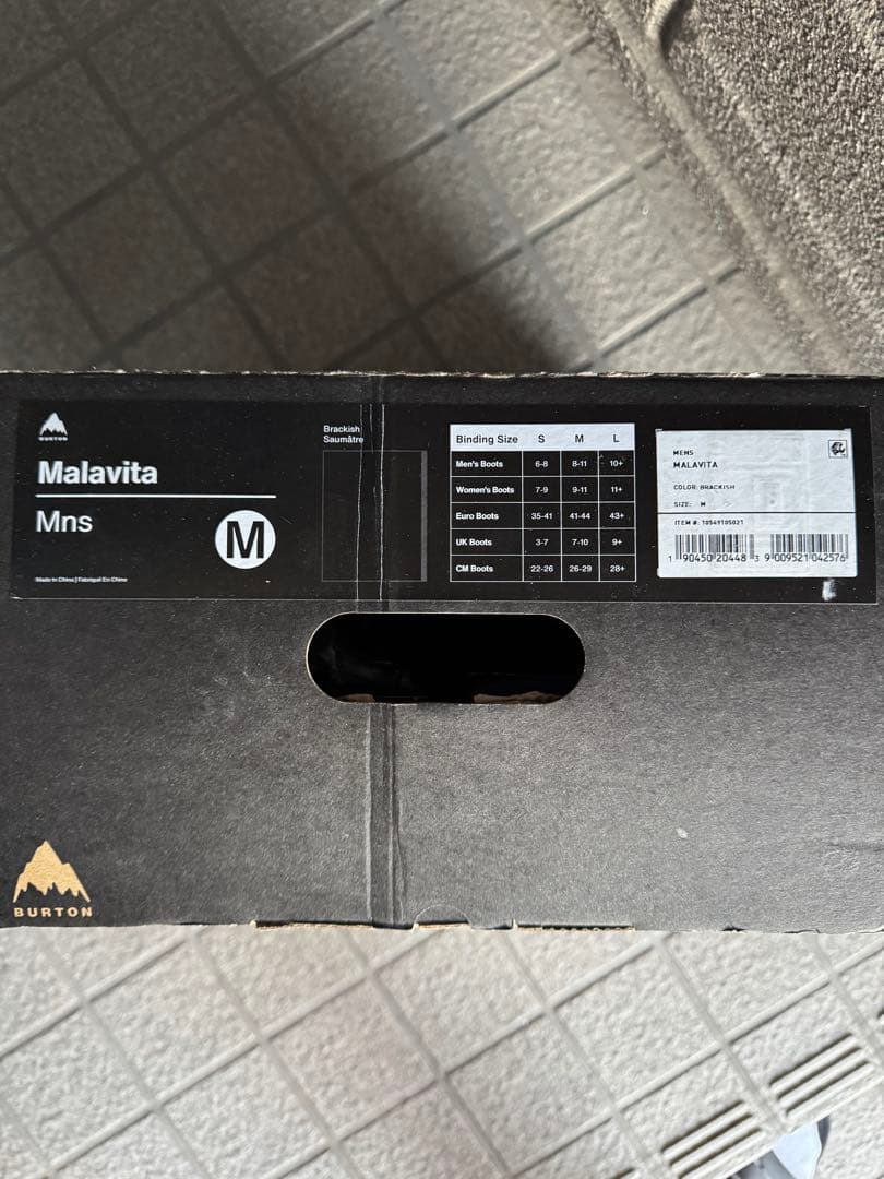 BURTON バートン マラビータ ビンディング Mサイズ