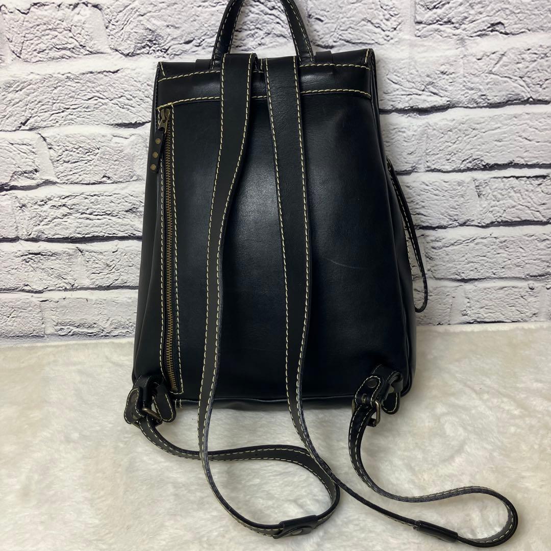 美品✨革バッグ 創 sou レザー リュック ヌメ革 日本製 高級 牛革 正規品