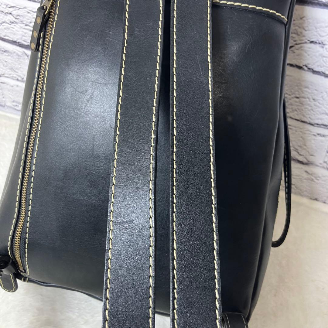 美品✨革バッグ 創 sou レザー リュック ヌメ革 日本製 高級 牛革 正規品