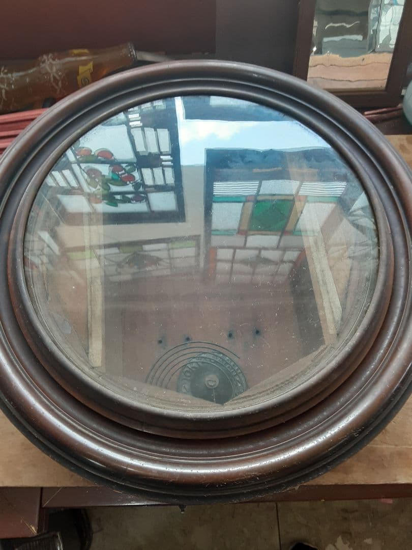 アンティーク、SEIKOSHA アナログ掛時計 丸型振り子時計