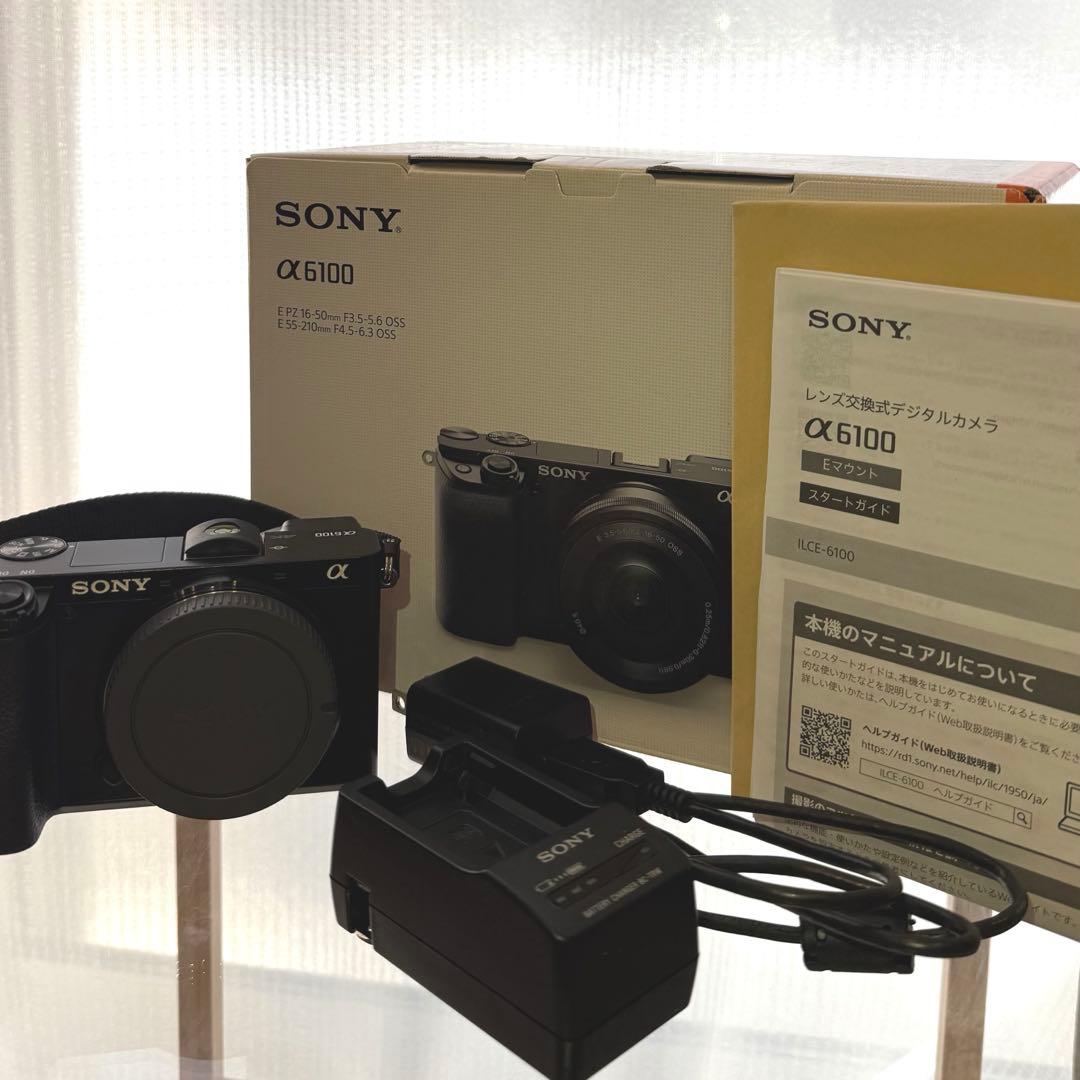 SONY α6100 ミラーレス一眼 本体と付属品