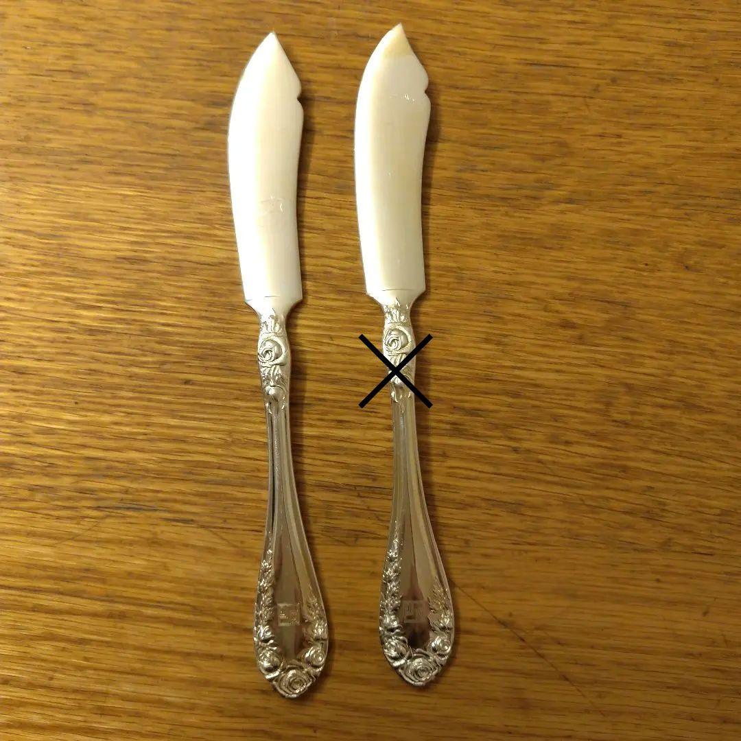 SILVER　銀製　バターナイフ　カトラリー　日本製