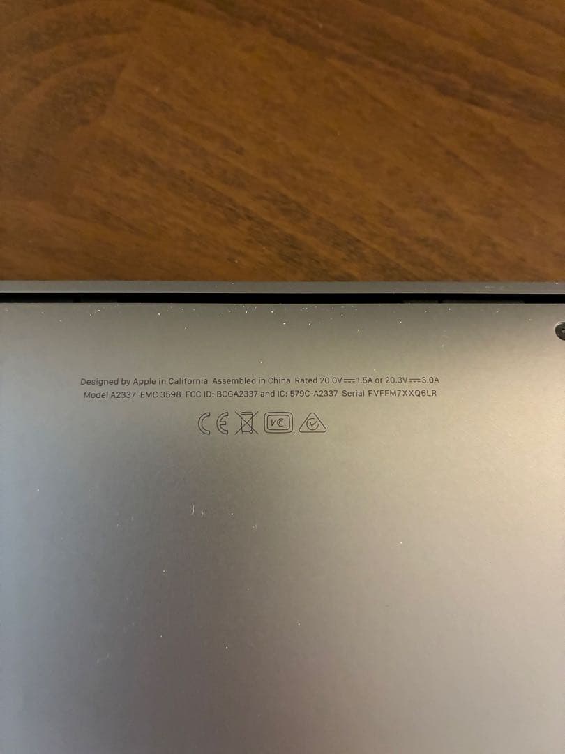 MacBook Air 13-inch（A2337） 水没ジャンク品