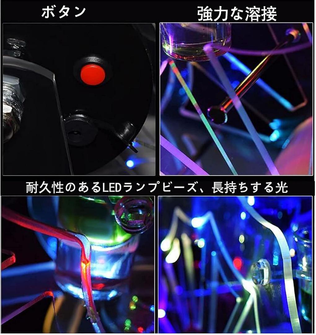 新品 テキーラ観覧車 LED 観覧車 ワインラック 酒グラススタンド 充電式