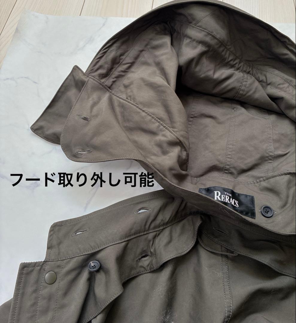 ち*お様 ザリラクス　ボアライナー付きショートモッズコート　マウンテンパーカー