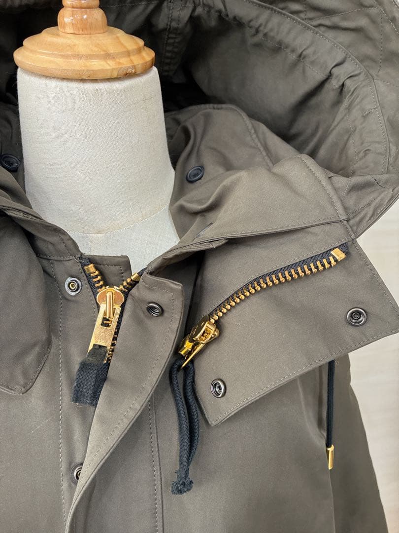 ち*お様 ザリラクス　ボアライナー付きショートモッズコート　マウンテンパーカー