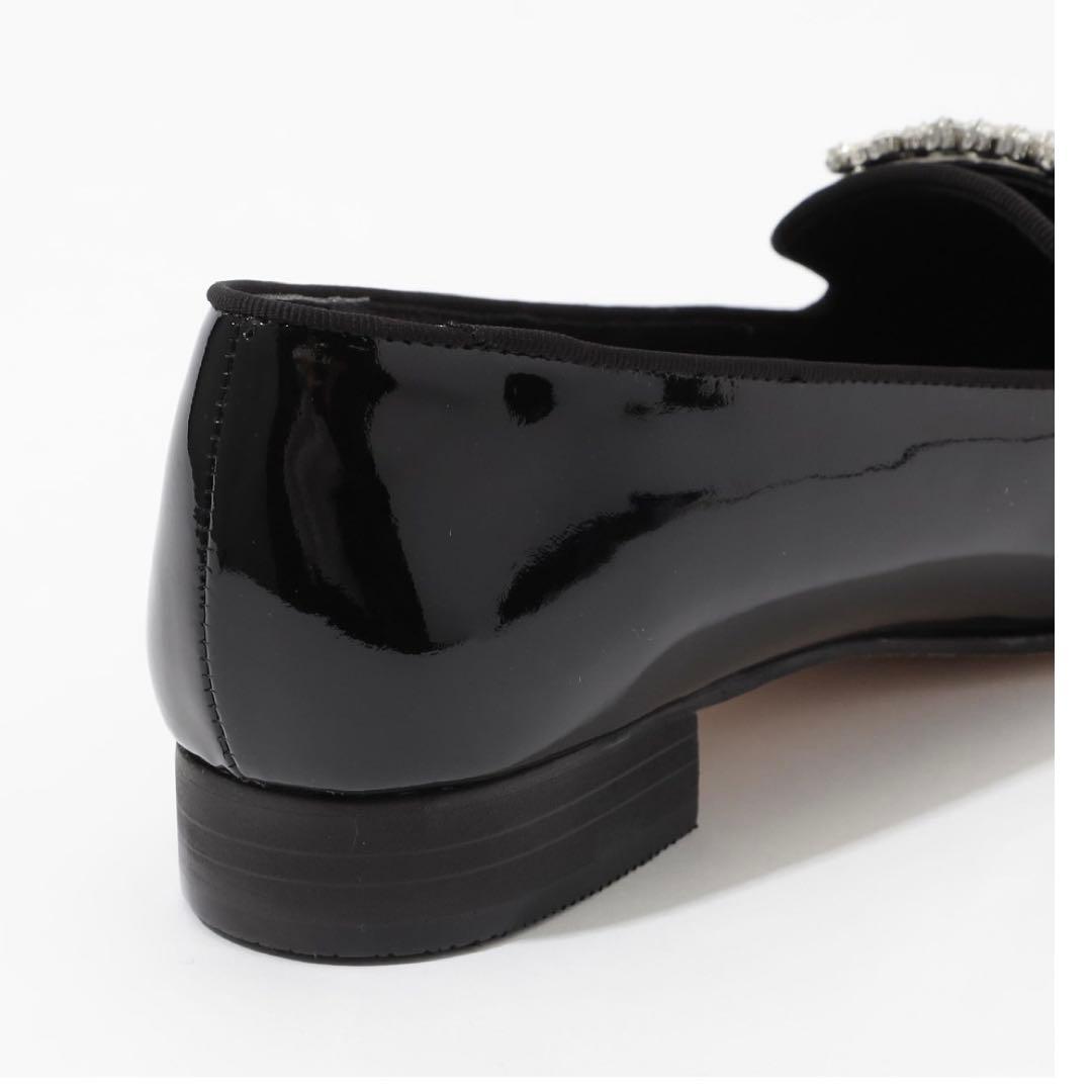 ピッピシックビジューオペラローファー　トゥモローランド パンプス　エナメル　37