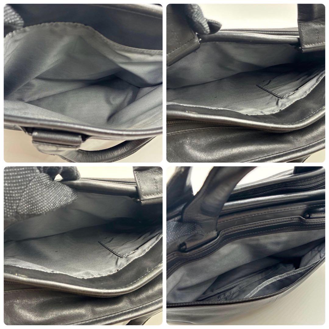 《状態良》TUMI ブリーフケース レザー ビジネスバック ブラック