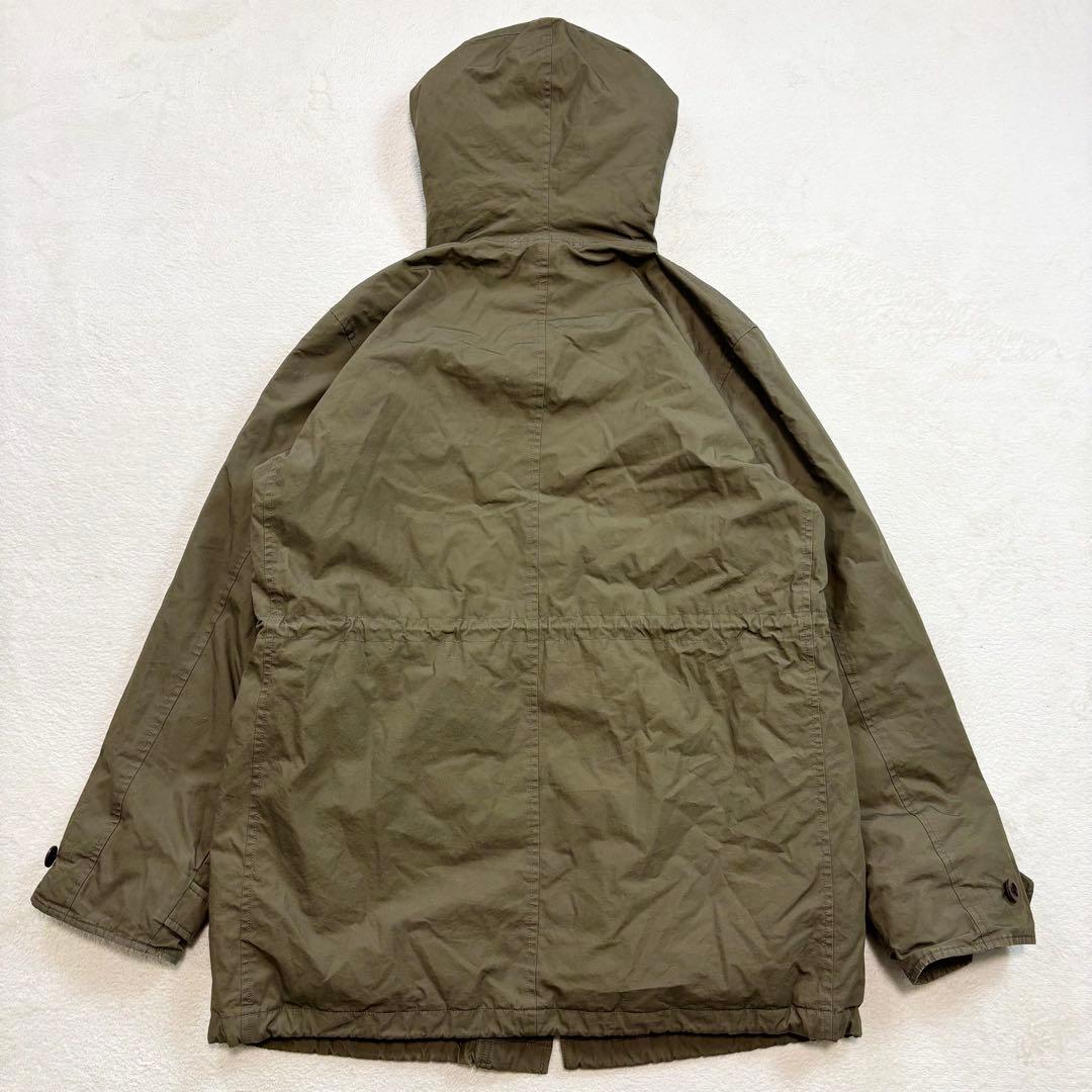 極美品 MHL. マウンテンモッズコート ダウンジャケット コート カーキ L