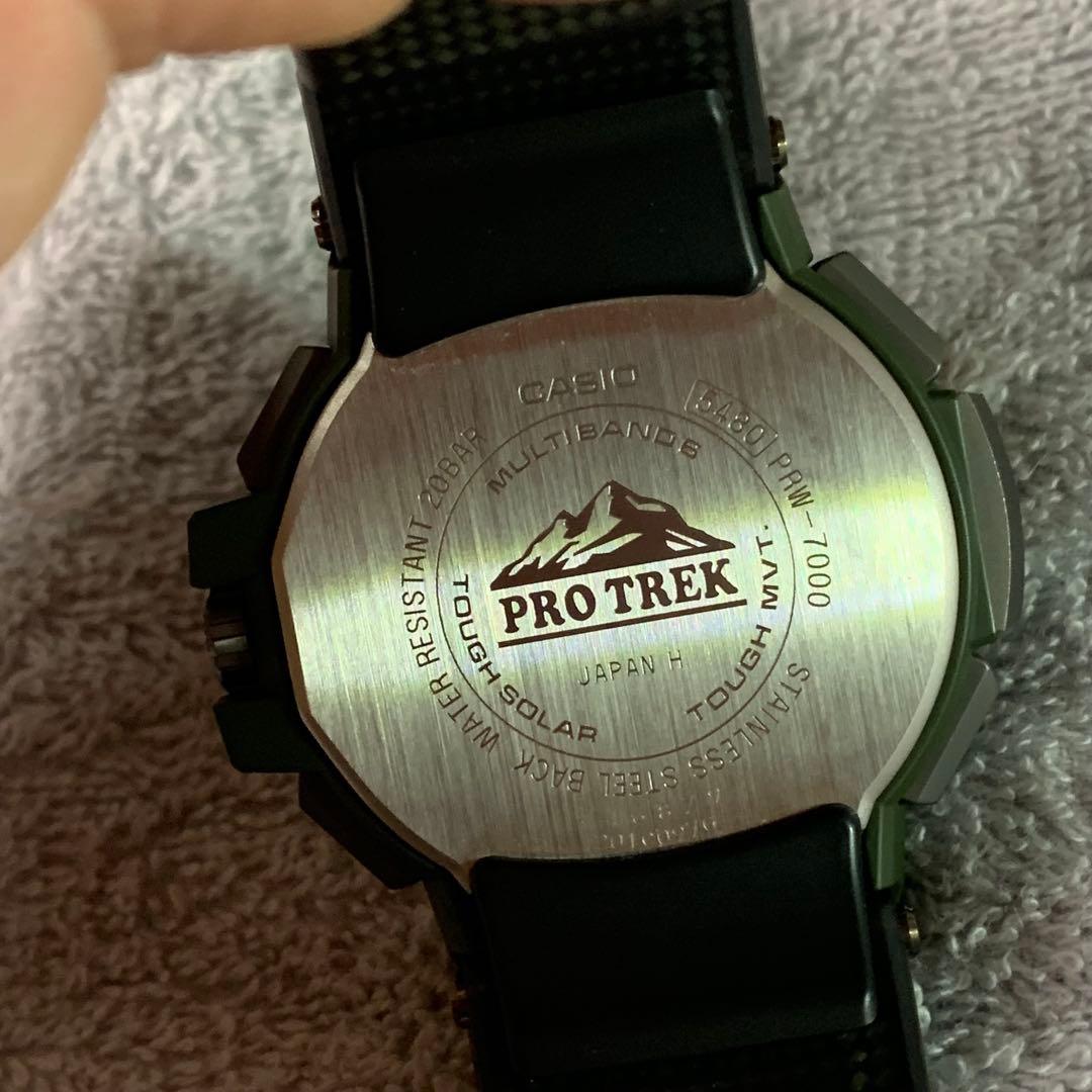 時計 CASIO PROTREK PWR-7000 Military Green