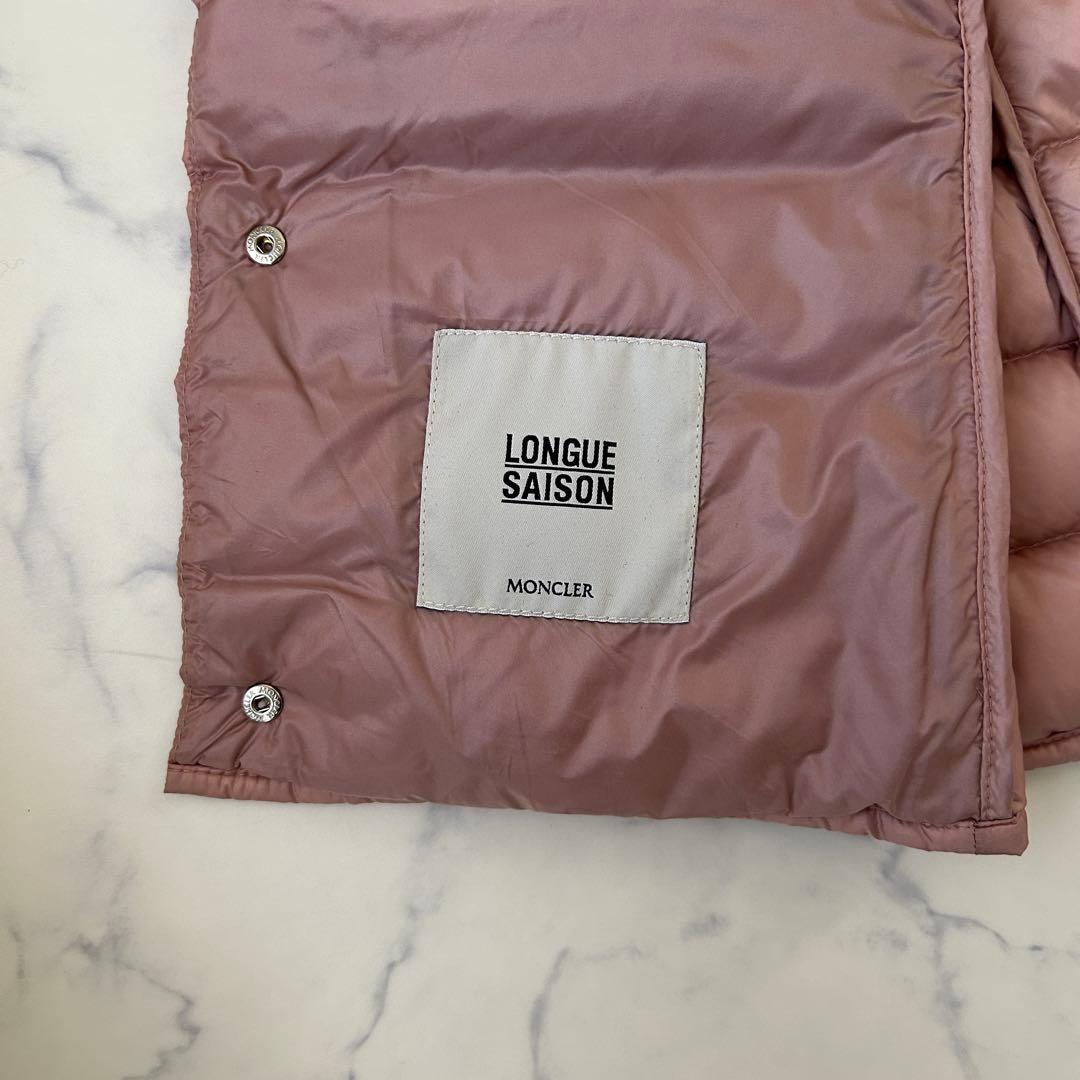 モンクレール 2020年モデル リアーネ ダウンベスト ワッペン 0 ピンク