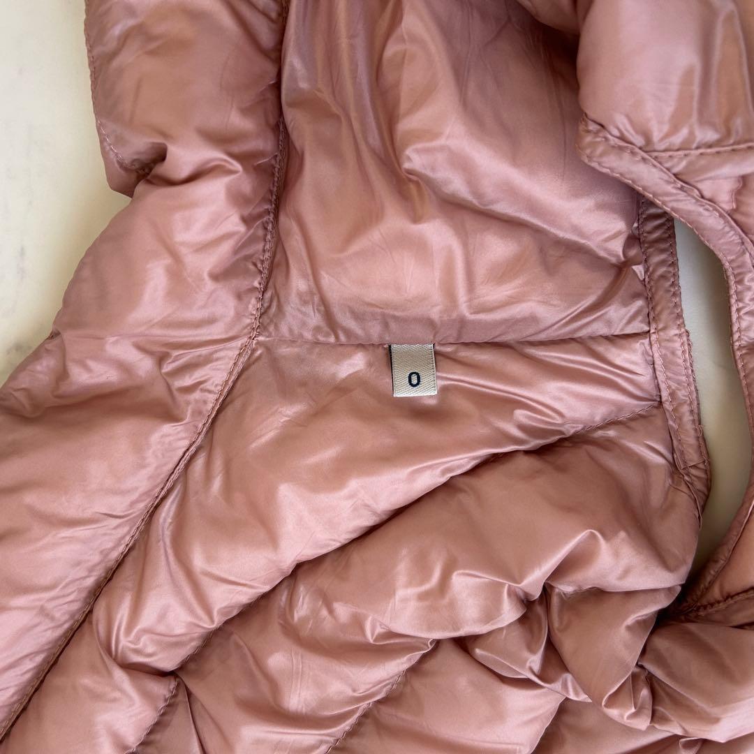 モンクレール 2020年モデル リアーネ ダウンベスト ワッペン 0 ピンク