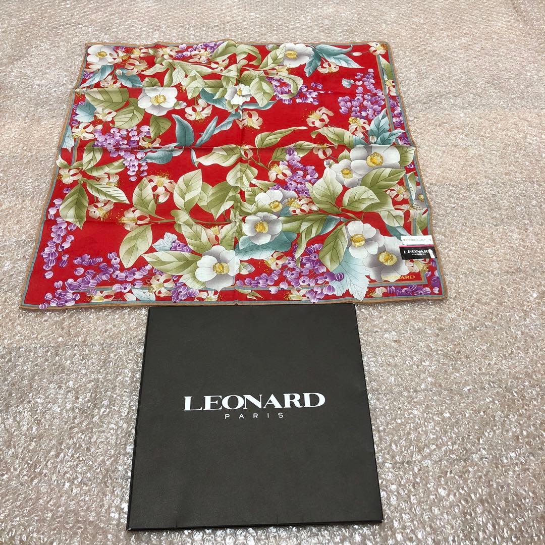 will様おまとめリクエスト3出品より合計4枚レオナールハンカチ 新品未使用