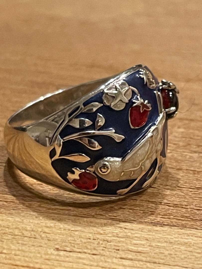 TAEKICHIページ碌山　ウィリアム　モリス　いちご泥棒　リング