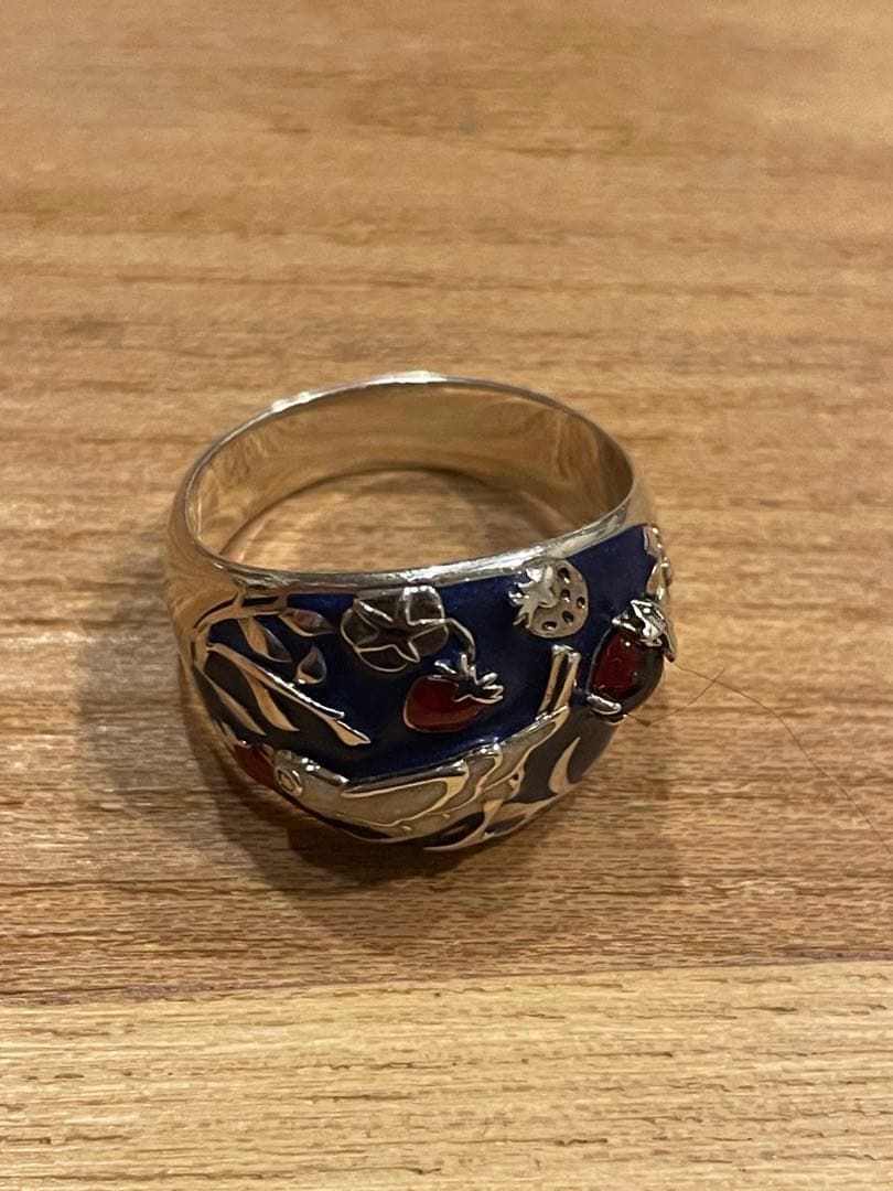 TAEKICHIページ碌山　ウィリアム　モリス　いちご泥棒　リング