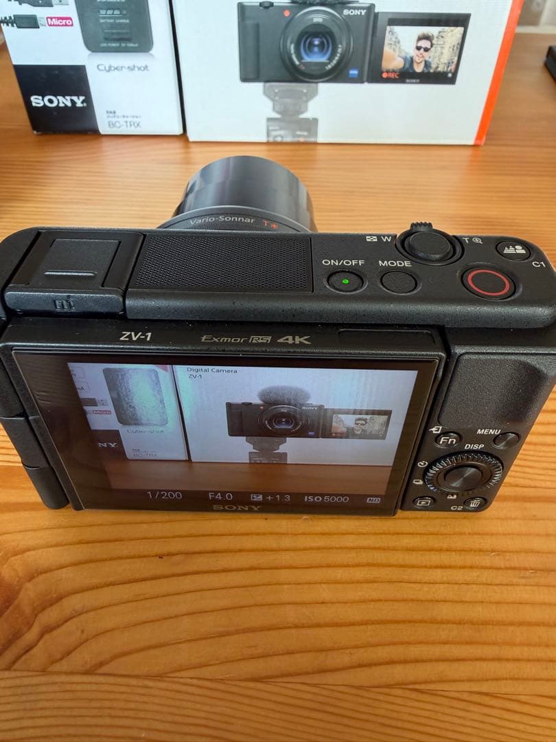 【美品】SONY VLOGCAM ZV-1G 純正充電器セット
