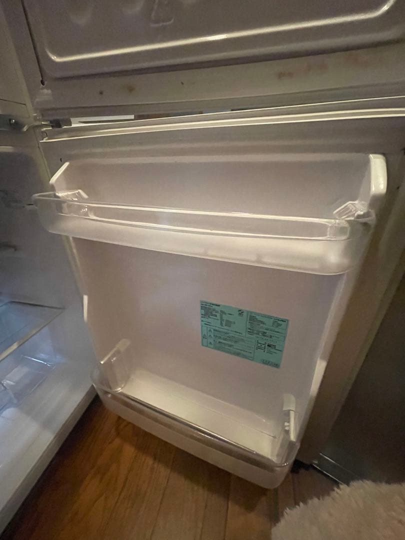 ホワイト 2ドア冷蔵庫　2020年製　BR-85A