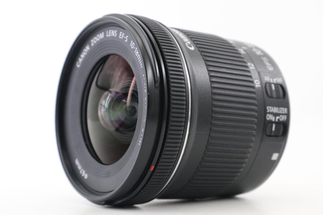 【美品】Canon EF-S 10-18mm F4.5-5.6 IS STM