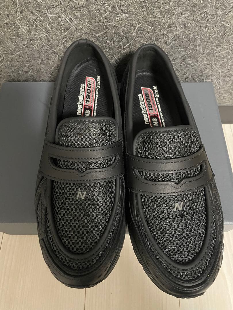 New Balance U1906LAI ローファー 27.5 ブラック 黒