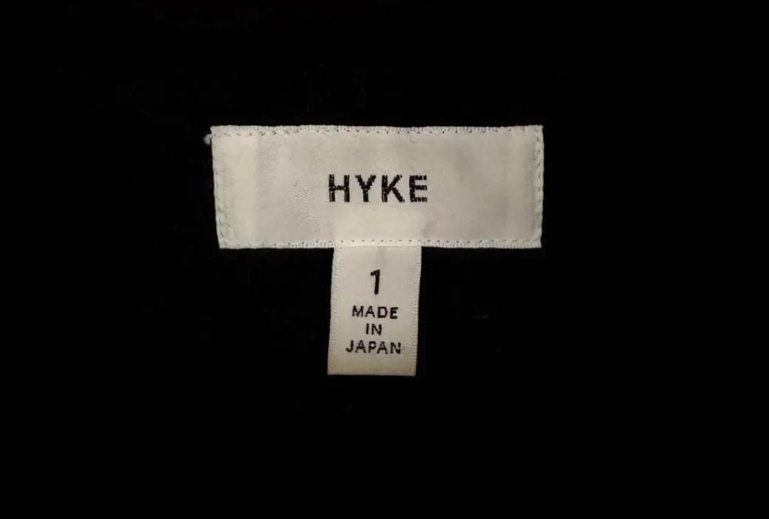 HYKE ハイク ダッフルコート ロング 黒 ブラック⭐️ほぼ未使用