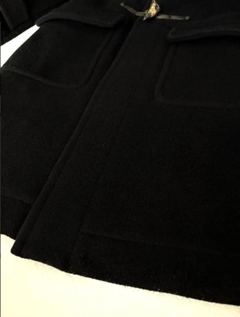 HYKE ハイク ダッフルコート ロング 黒 ブラック⭐️ほぼ未使用