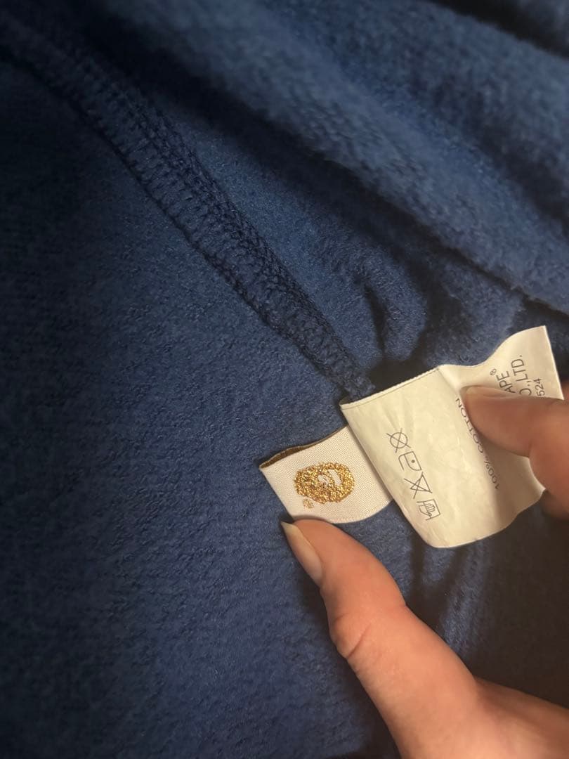 激レア シャークパーカー APE BAPE エイプパーカー タグ付き 青カモ迷彩