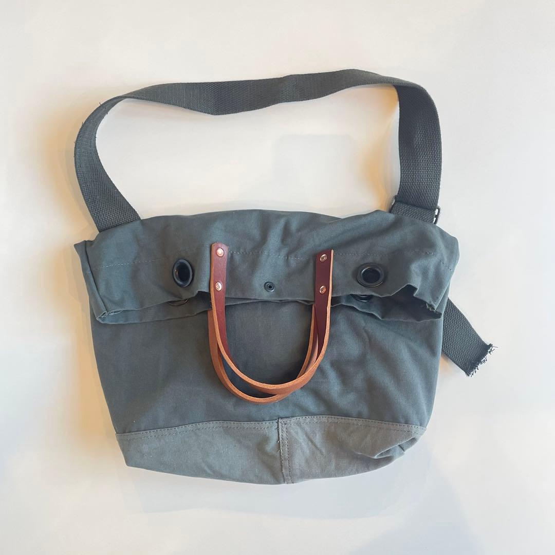 【ダッフルメッセンジャー】ビンテージ　ミリタリー　トートバッグ　60s 70s