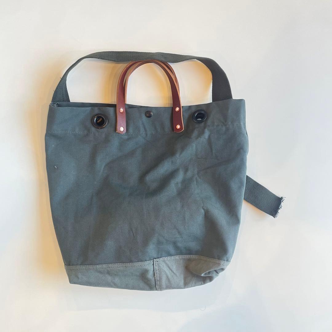 【ダッフルメッセンジャー】ビンテージ　ミリタリー　トートバッグ　60s 70s