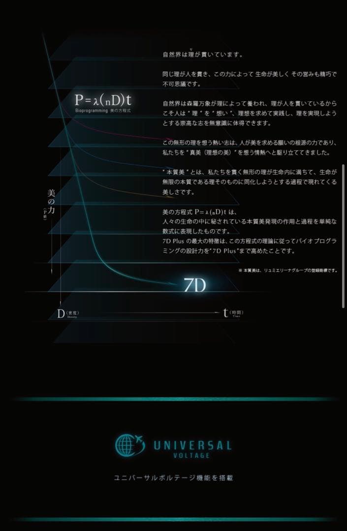 正規品バイオプログラミング ヘアビューロン 7D plus ストレート