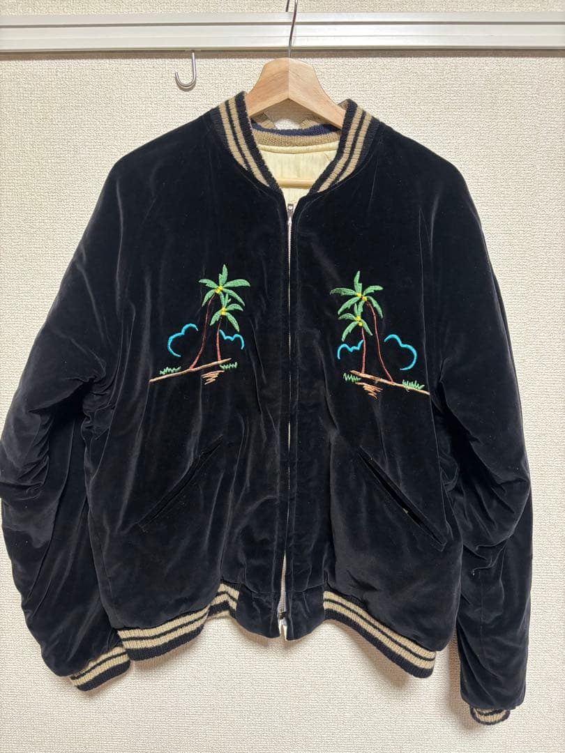 テーラー東洋 港商 スカジャン 40周年モデル 別珍 リバーシブル サイズ大L