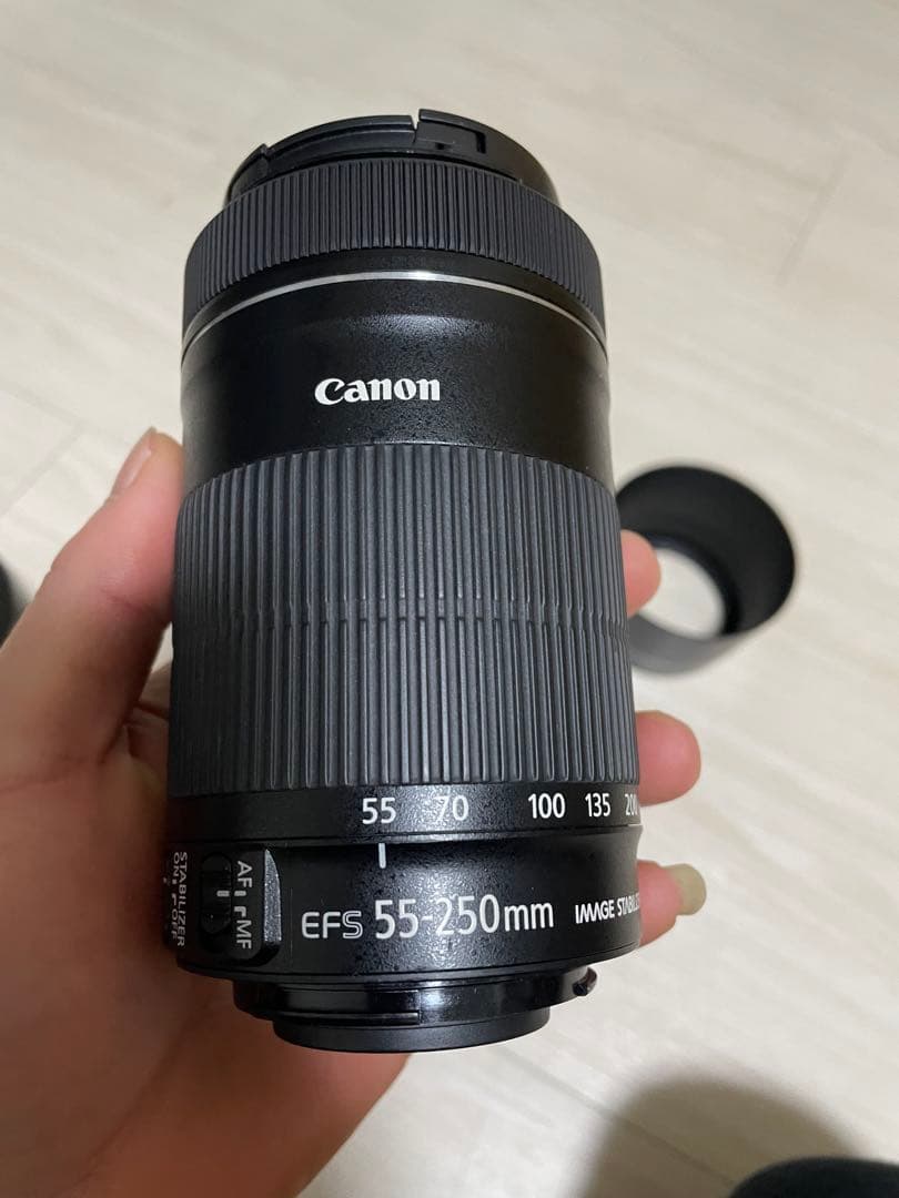 EF-M 18-55mm マクロレンズ & 55-250mm ズームレンズセット