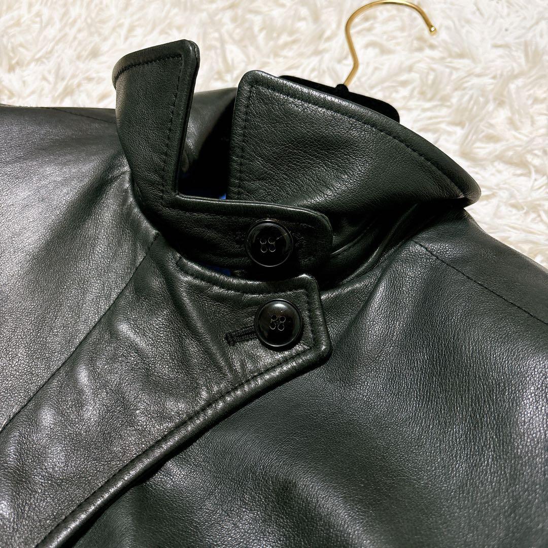 【最高級】OPUS JAPAN レザージャケット　ベビーカーフ　カシミア　M