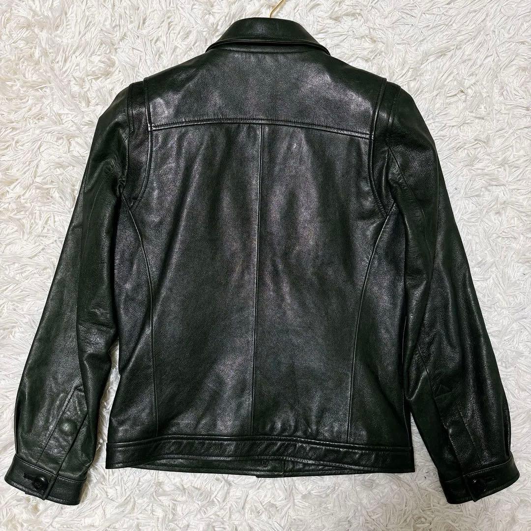 【最高級】OPUS JAPAN レザージャケット　ベビーカーフ　カシミア　M