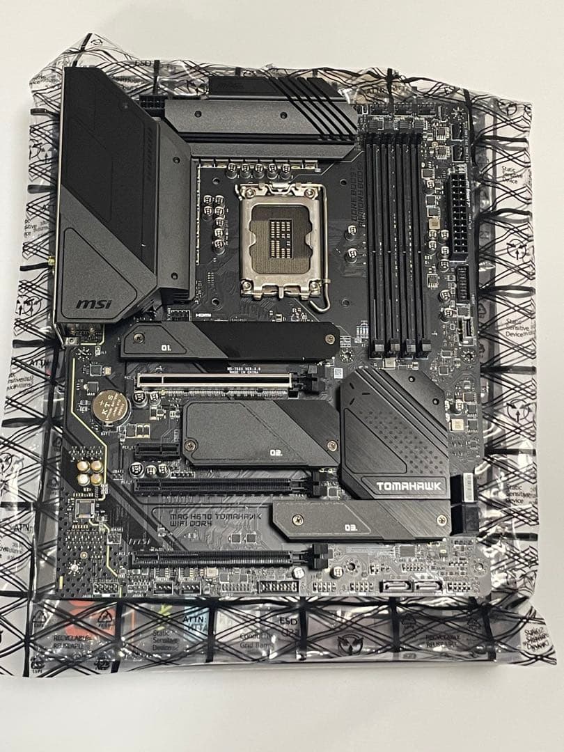 MSI MAG H670 TOMAHAWK WIFI DDR4 動作確認済み