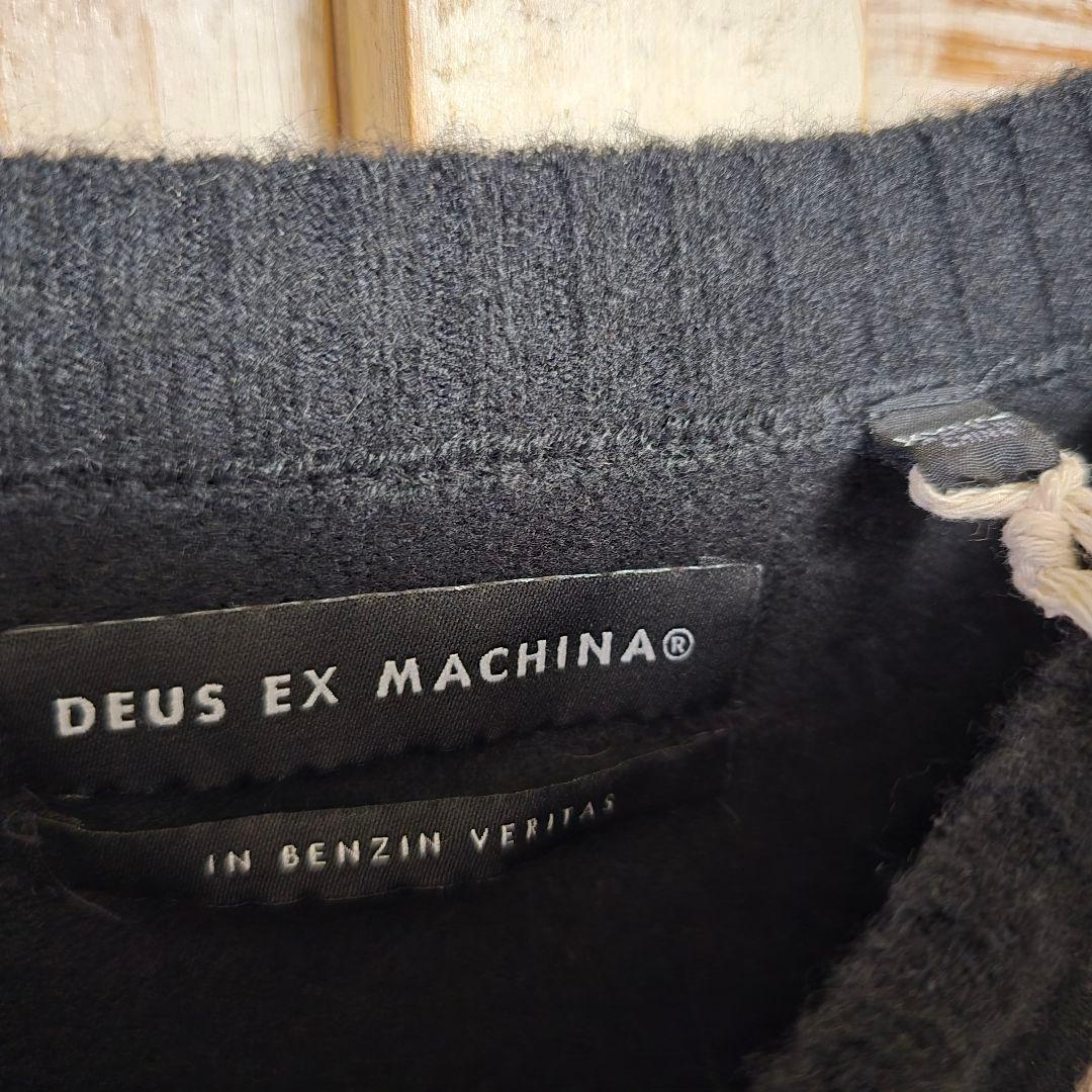 新品 DEUS デウス オーバーサイズ ニット 刺繍ロゴ ブラック XXXL