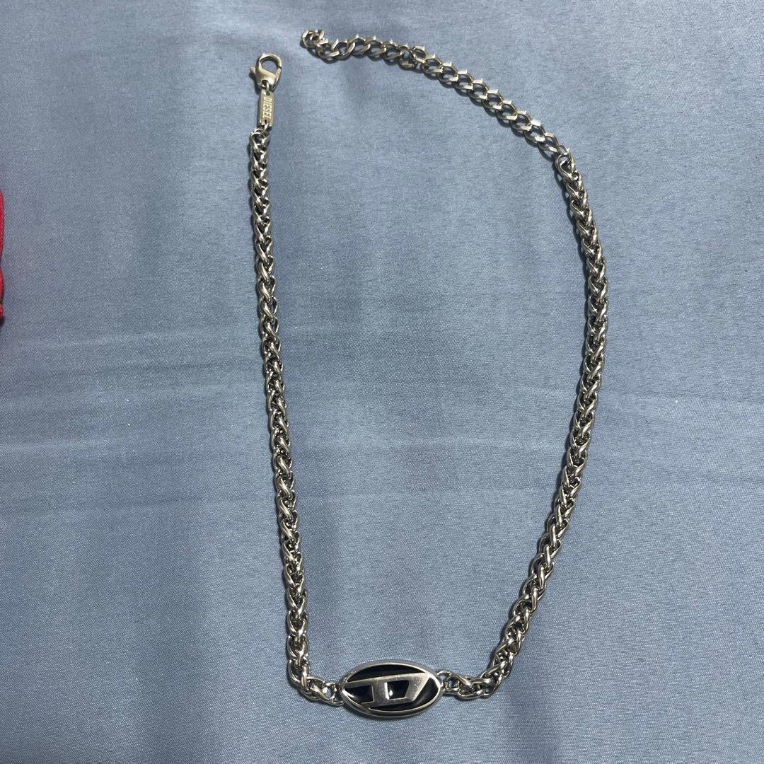 Diesel スチール ユニセックスネックレス