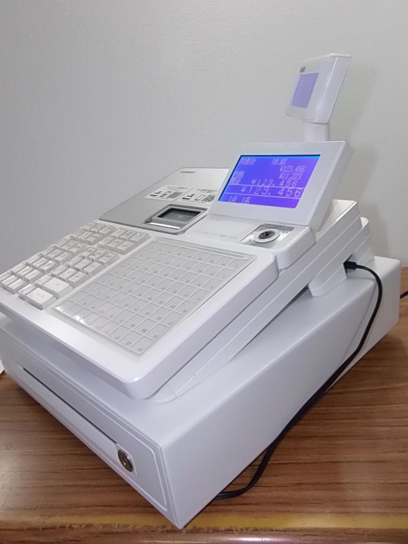 美品タッチキー設定無料SR-C550飲食向インボイスレジスター