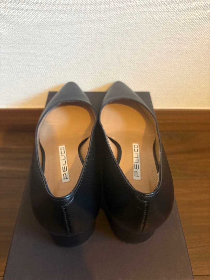 PELLECO ペリーコ　パンプス 黒　37 24cm