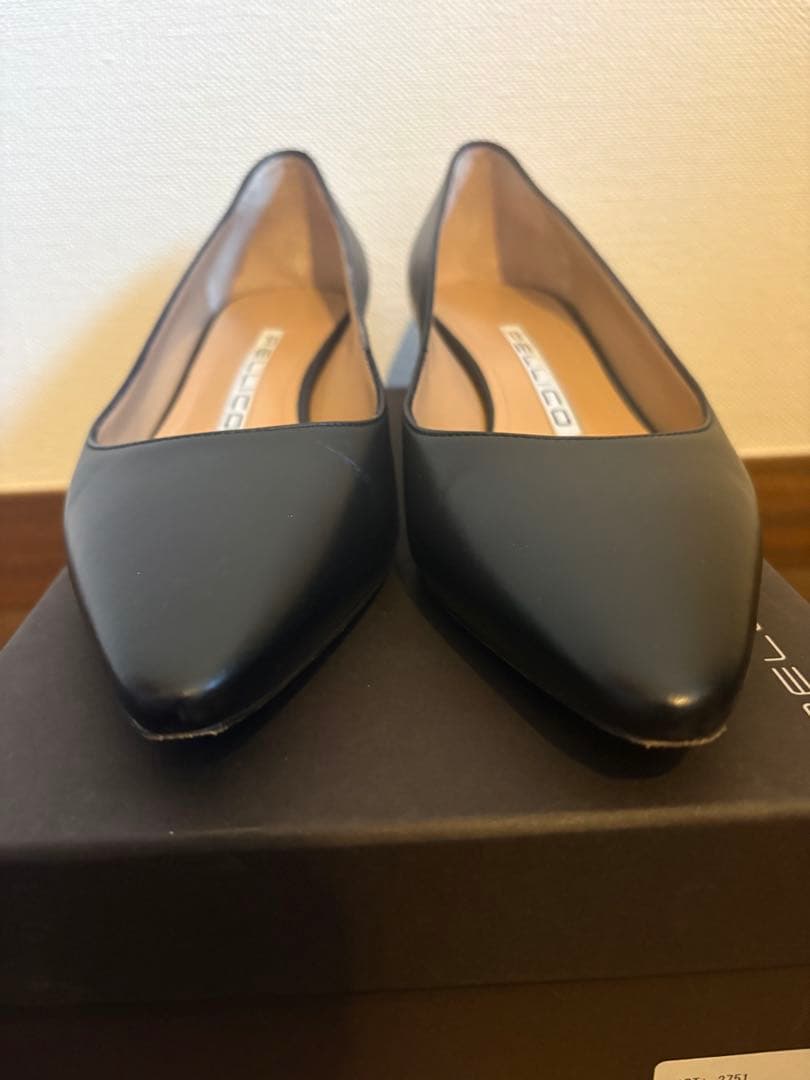 PELLECO ペリーコ　パンプス 黒　37 24cm