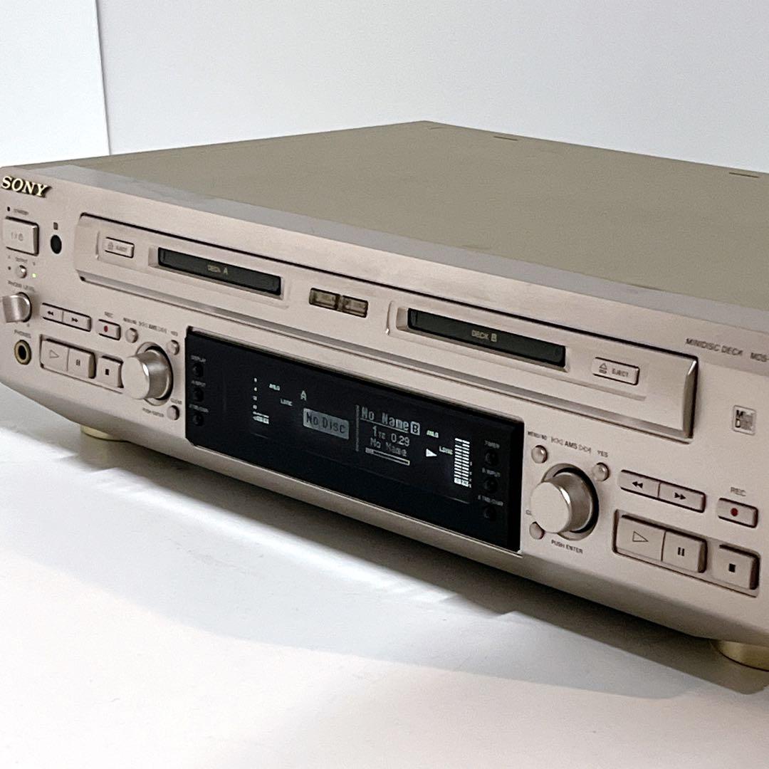 【美品・動作品】SONY MDS-W1 MDデッキ　動作良好