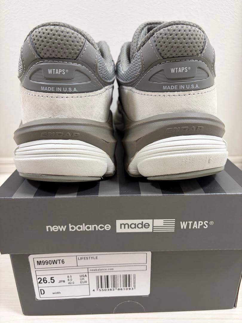 WTAPS × New Balance 990V6 Gray ダブルタップス
