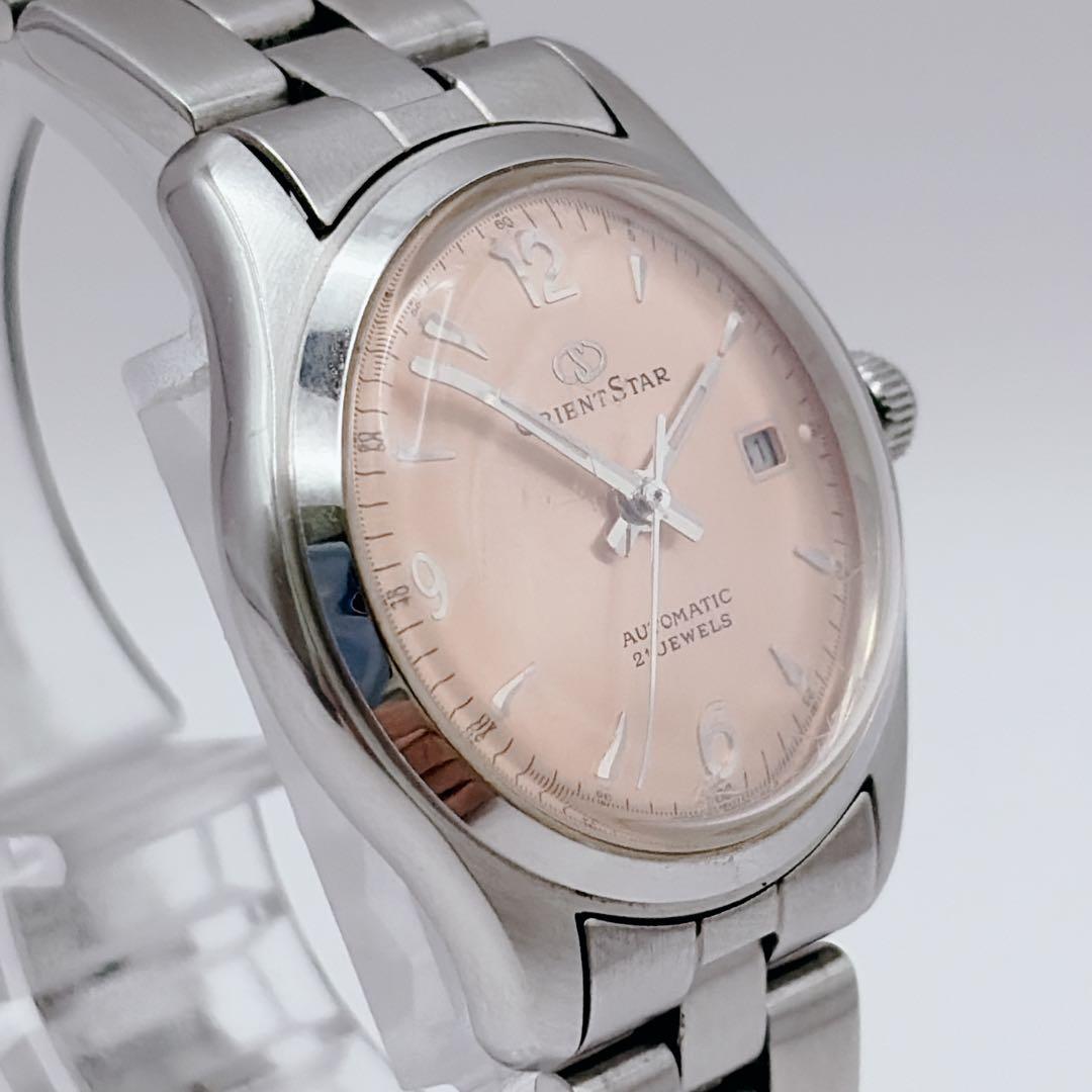 オリエントスター 自動巻き オートマチック 裏スケ デイト 21JEWELS