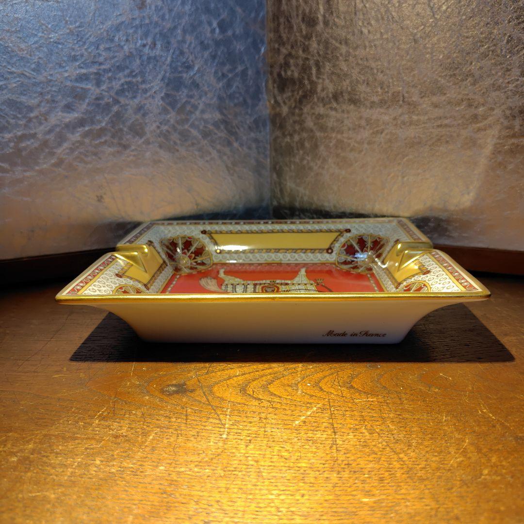 1月7日までのお年玉価格HERMES灰皿アッシュトレイ馬の絵柄 HERMES灰皿