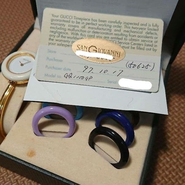 GUCCI レディース腕時計 ゴールド チェンジベゼル 12色