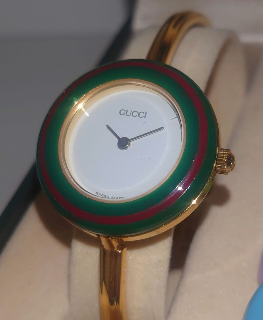 GUCCI レディース腕時計 ゴールド チェンジベゼル 12色